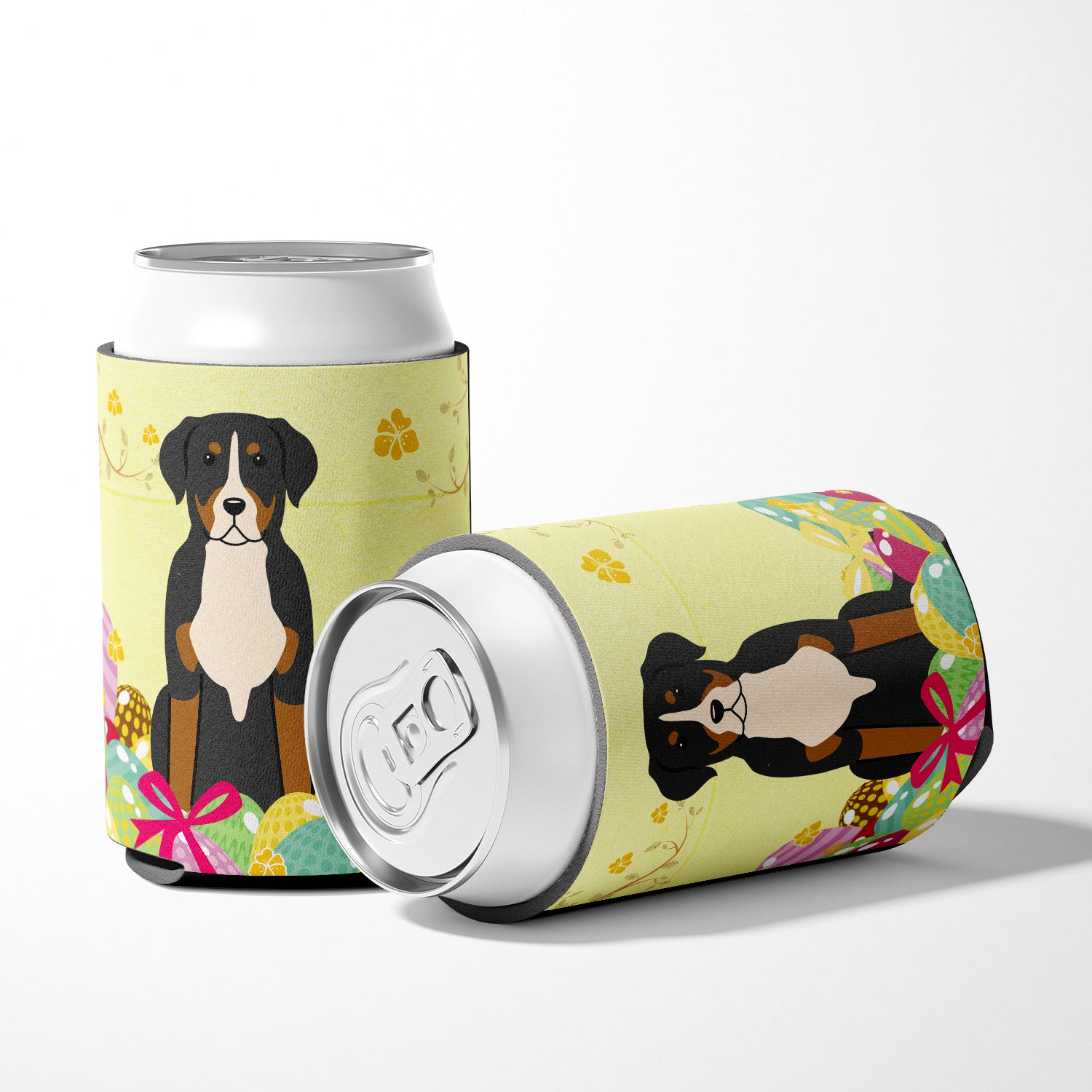 Easter Eggs Greater Swiss Mountain Dog Can or Bottle Hugger BB6037CC  the-store.com.