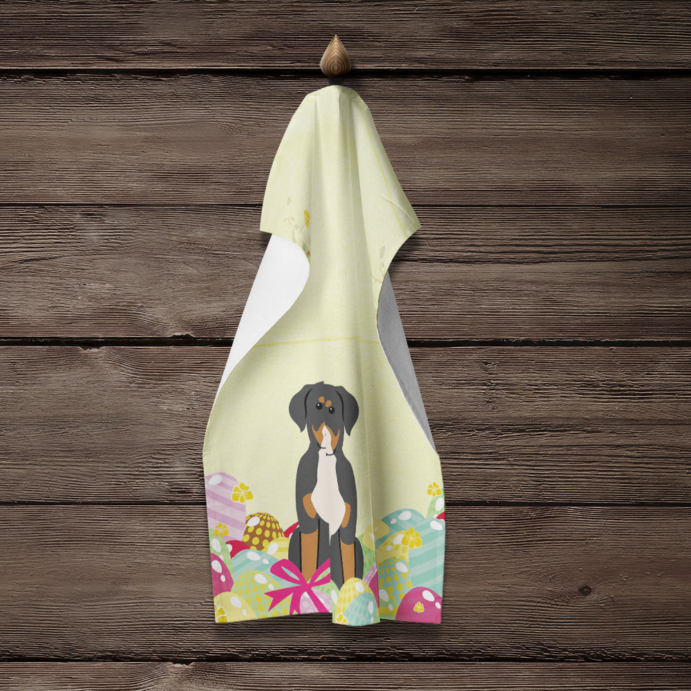 Easter Eggs Greater Swiss Mountain Dog Kitchen Towel BB6037KTWL - the-store.com