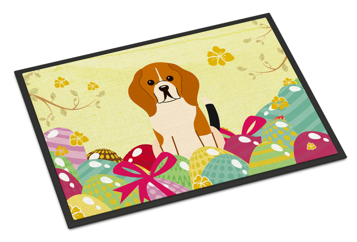 Easter Eggs Beagle Tricolor Indoor or Outdoor Mat 18x27 BB6040MAT - the-store.com