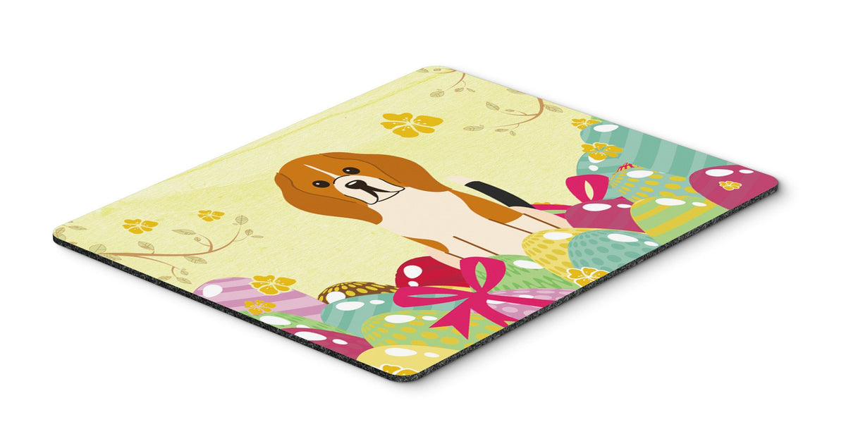 Easter Eggs Beagle Tricolor Mouse Pad, Hot Pad or Trivet BB6040MP by Caroline&#39;s Treasures