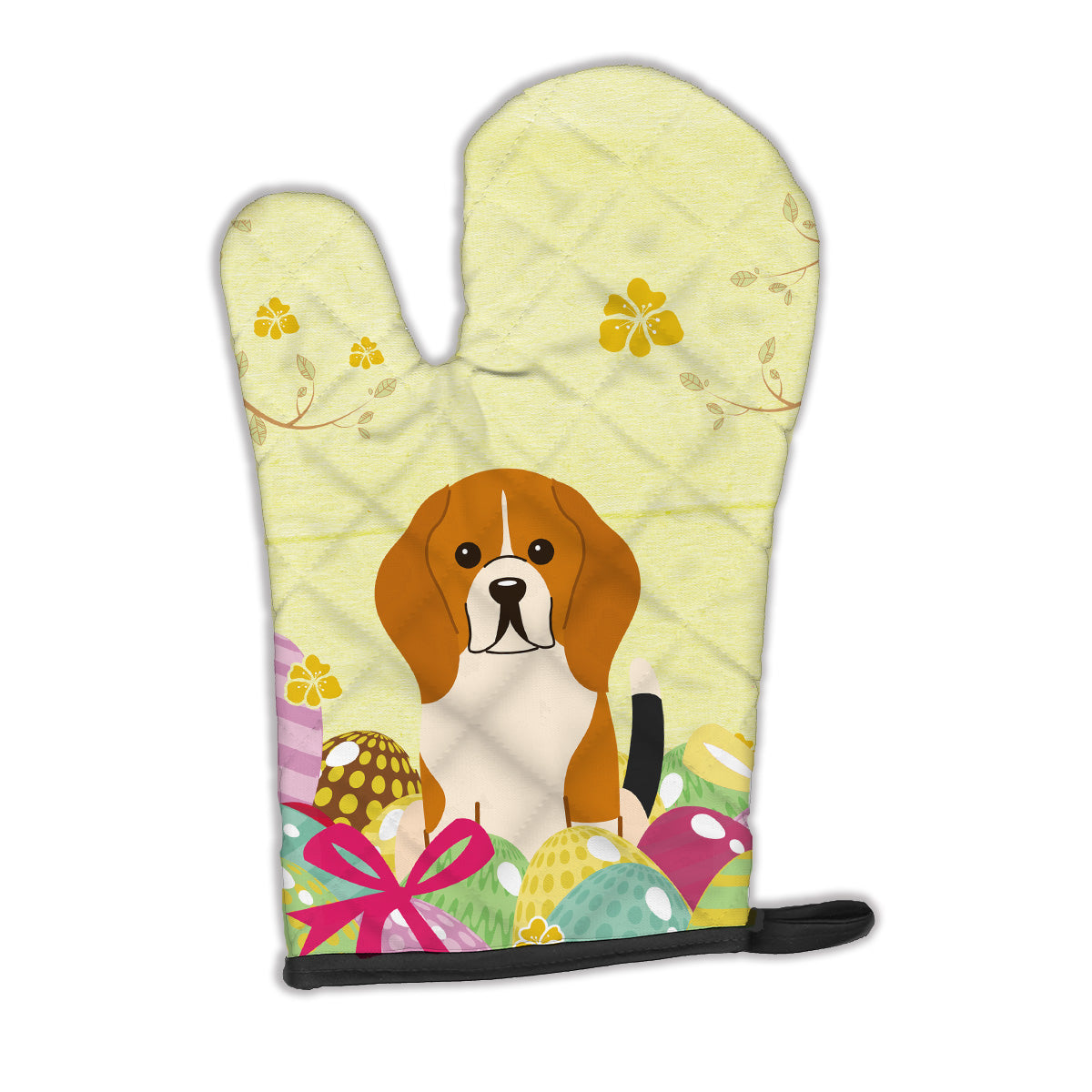 Easter Eggs Beagle Tricolor Oven Mitt BB6040OVMT  the-store.com.