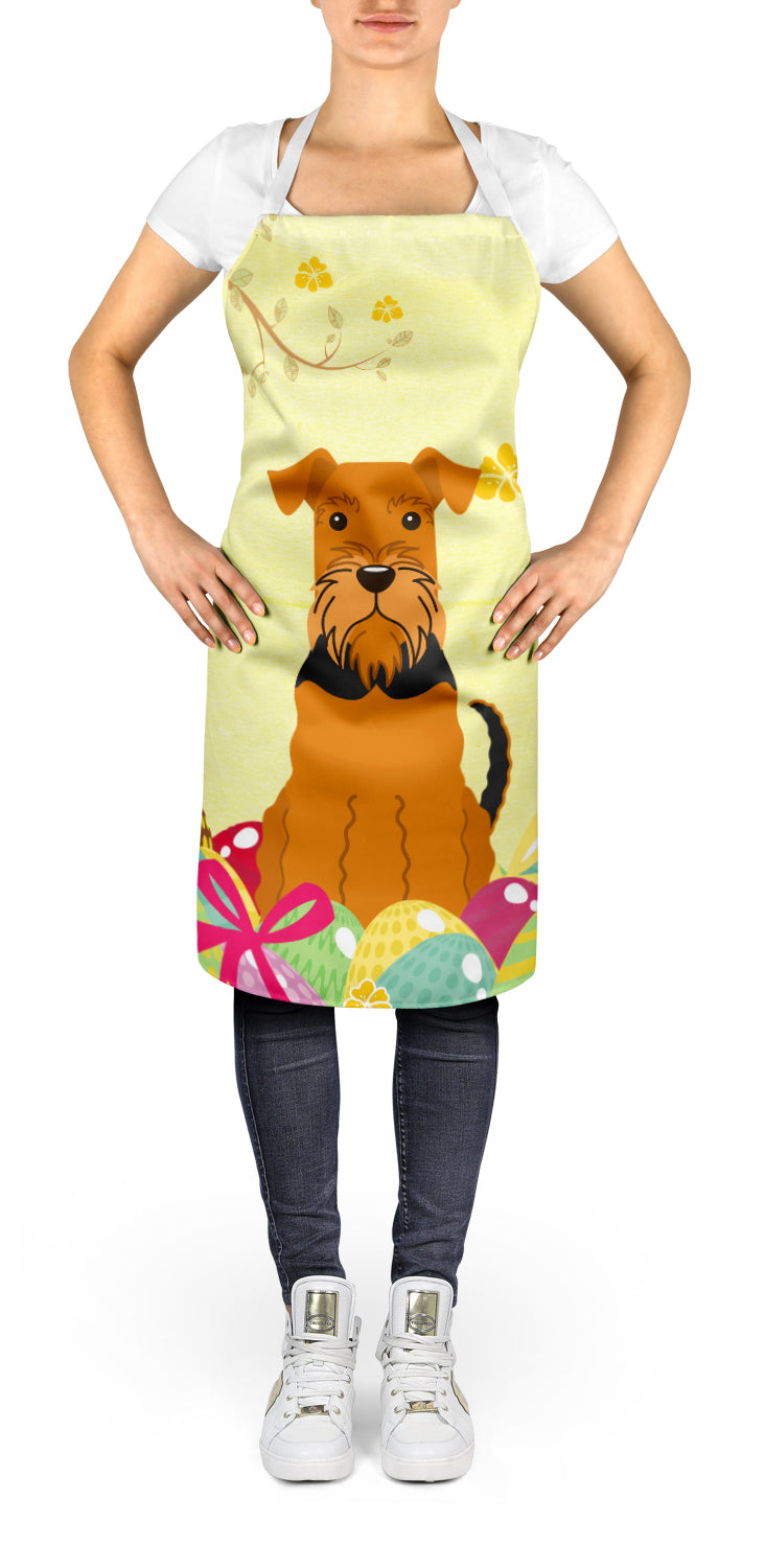 Easter Eggs Airedale Apron BB6041APRON  the-store.com.