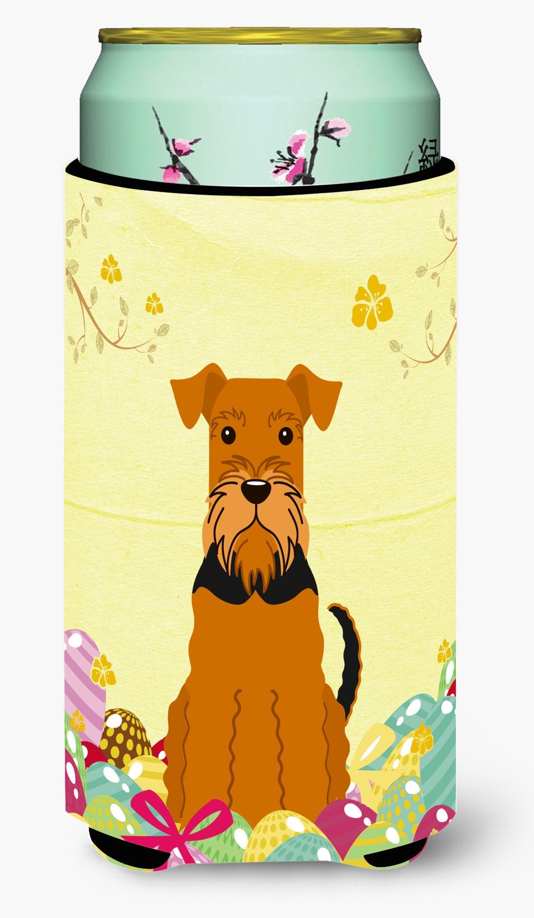 Easter Eggs Airedale Tall Boy Beverage Insulator Hugger BB6041TBC by Caroline&#39;s Treasures
