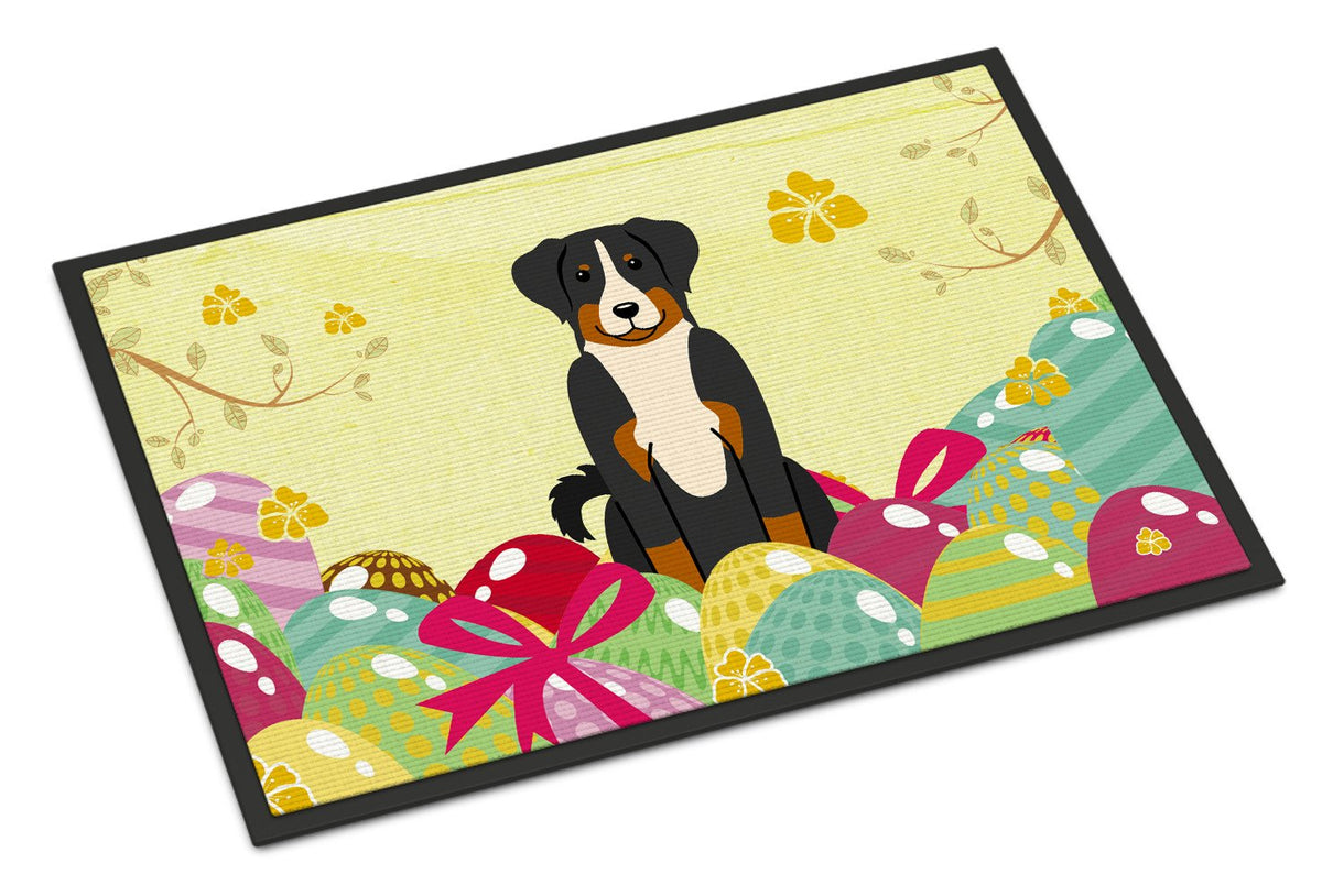 Easter Eggs Appenzeller Sennenhund Indoor or Outdoor Mat 24x36 BB6043JMAT by Caroline&#39;s Treasures