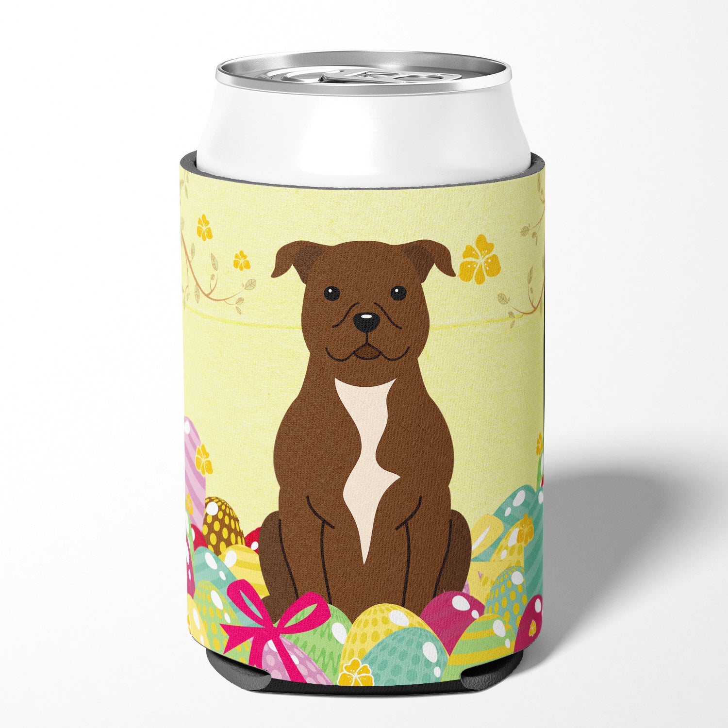 Easter Eggs Staffordshire Bull Terrier Chocolate Can or Bottle Hugger BB6048CC  the-store.com.