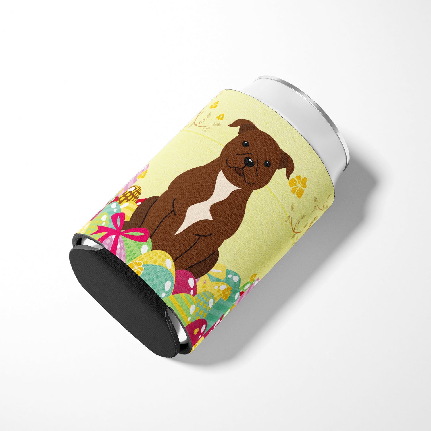 Oeufs de Pâques Staffordshire Bull Terrier Boîte de chocolat ou porte-bouteille BB6048CC