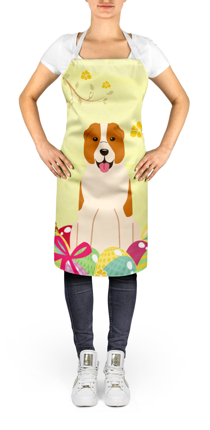 Easter Eggs Central Asian Shepherd Dog Apron BB6049APRON  the-store.com.