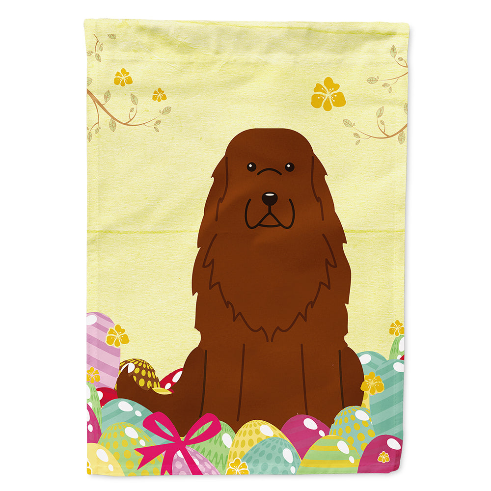 Easter Eggs Caucasian Shepherd Dog Flag Canvas House Size BB6050CHF  the-store.com.