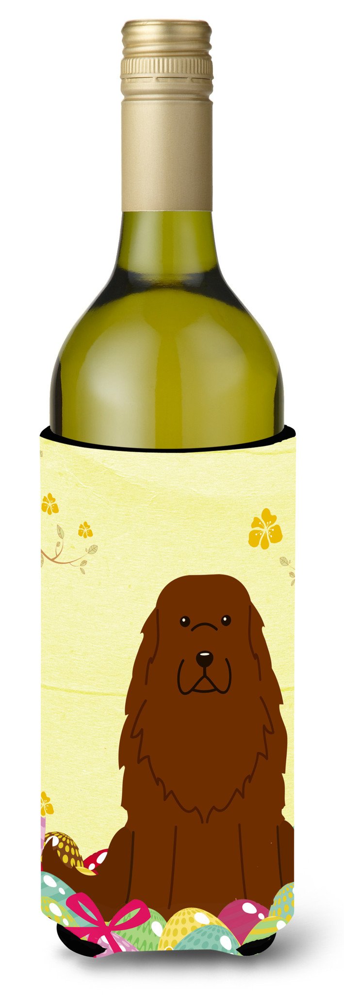 Easter Eggs Caucasian Shepherd Dog Wine Bottle Beverge Insulator Hugger BB6050LITERK by Caroline&#39;s Treasures