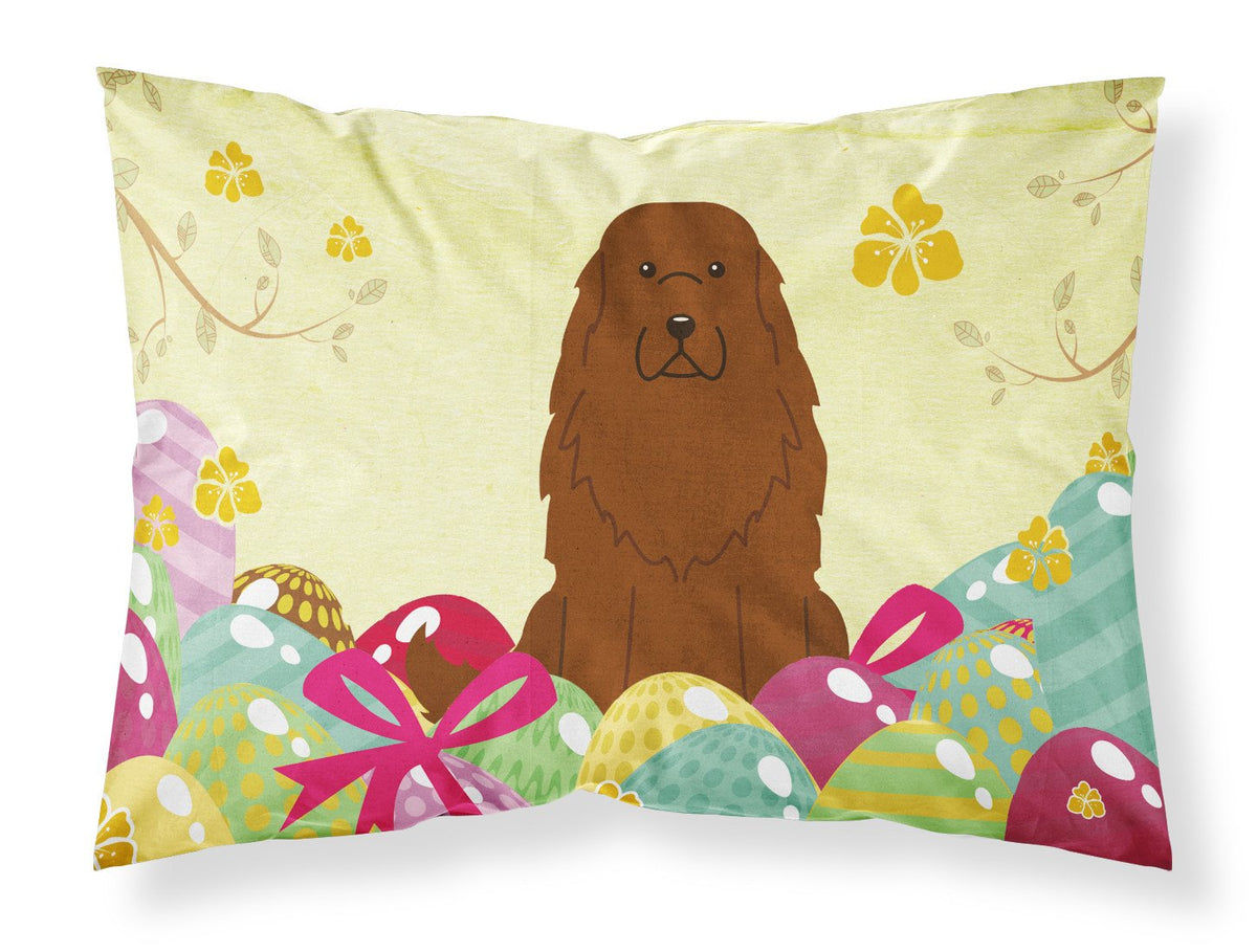 Easter Eggs Caucasian Shepherd Dog Fabric Standard Pillowcase BB6050PILLOWCASE by Caroline&#39;s Treasures