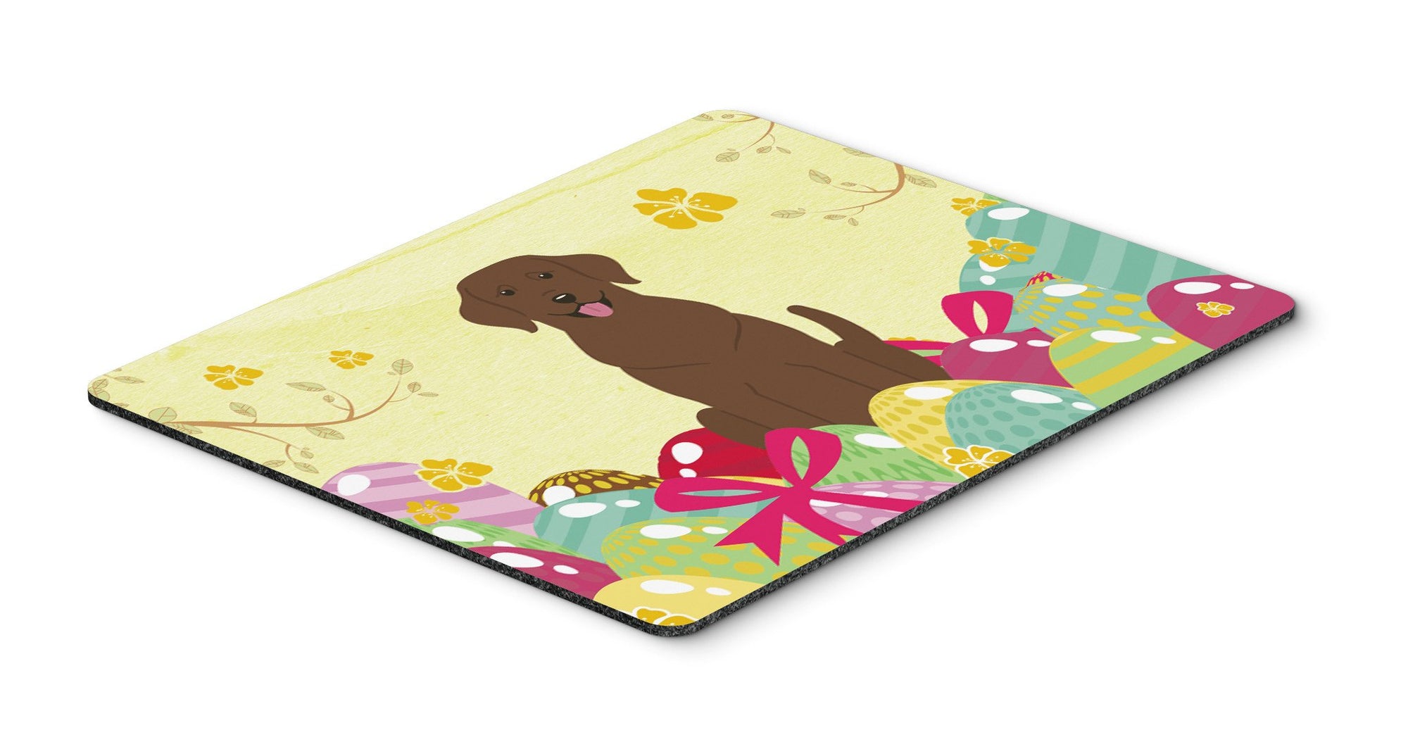 Easter Eggs Chocolate Labrador Mouse Pad, Hot Pad or Trivet BB6056MP by Caroline's Treasures