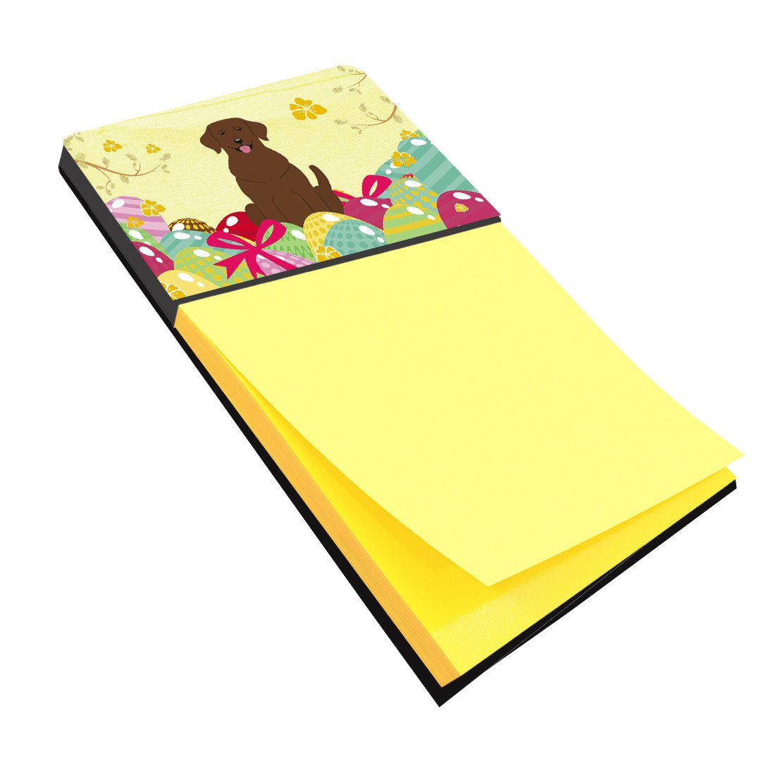 Easter Eggs Chocolate Labrador Sticky Note Holder BB6056SN by Caroline's Treasures