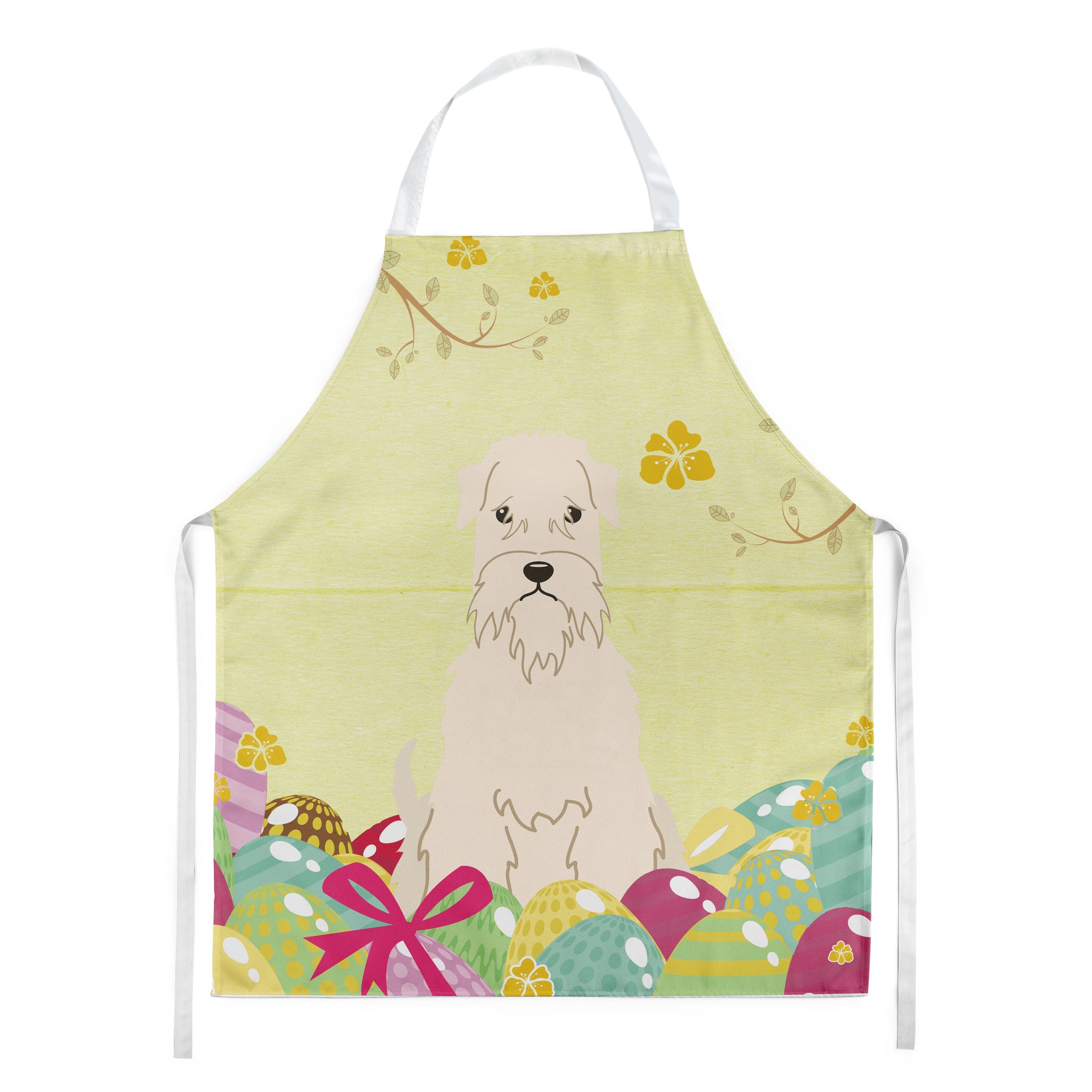 Easter Eggs Soft Coated Wheaten Terrier Apron BB6061APRON  the-store.com.