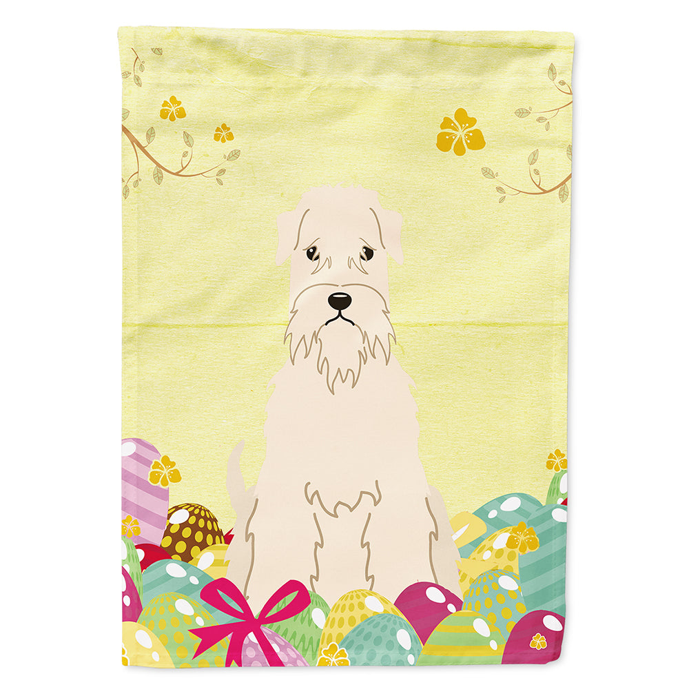Easter Eggs Soft Coated Wheaten Terrier Flag Canvas House Size BB6061CHF