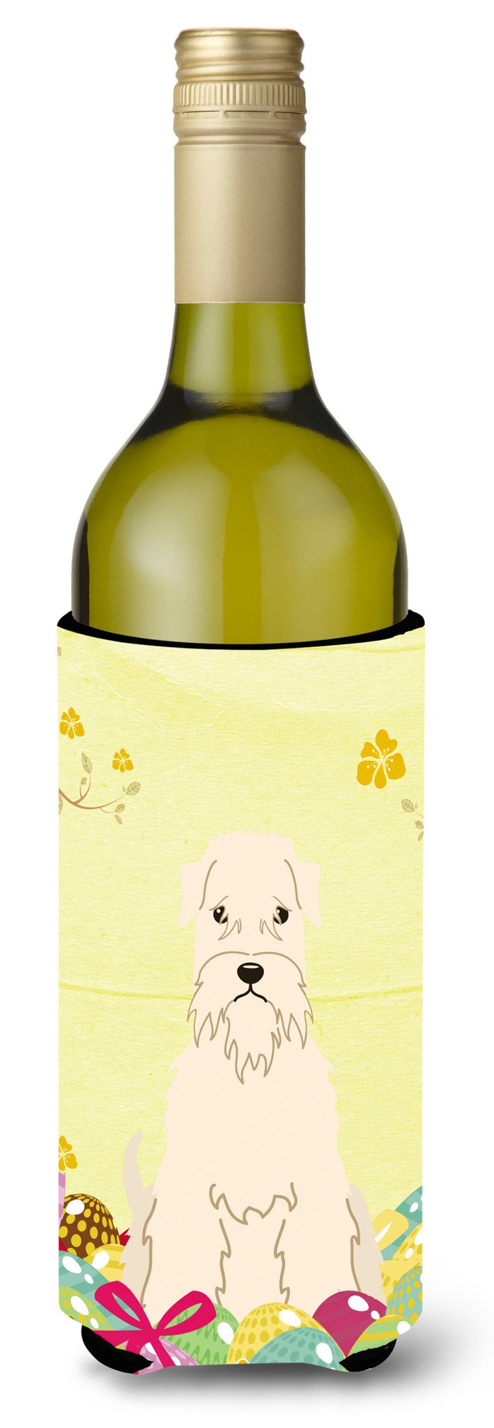 Easter Eggs Soft Coated Wheaten Terrier Wine Bottle Beverge Insulator Hugger BB6061LITERK by Caroline&#39;s Treasures