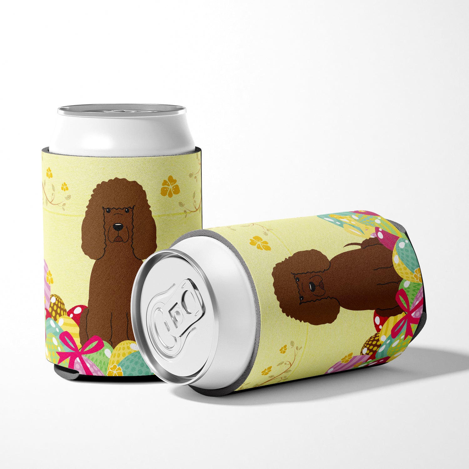 Easter Eggs Irish Water Spaniel Can or Bottle Hugger BB6063CC  the-store.com.