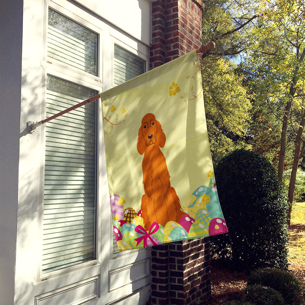 Easter Eggs Irish Setter Flag Canvas House Size BB6064CHF  the-store.com.