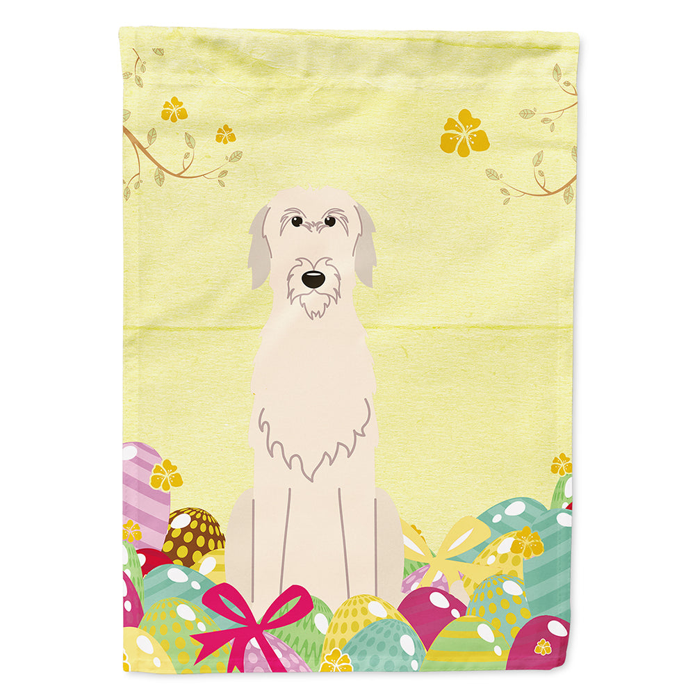 Easter Eggs Irish Wolfhound Flag Canvas House Size BB6065CHF