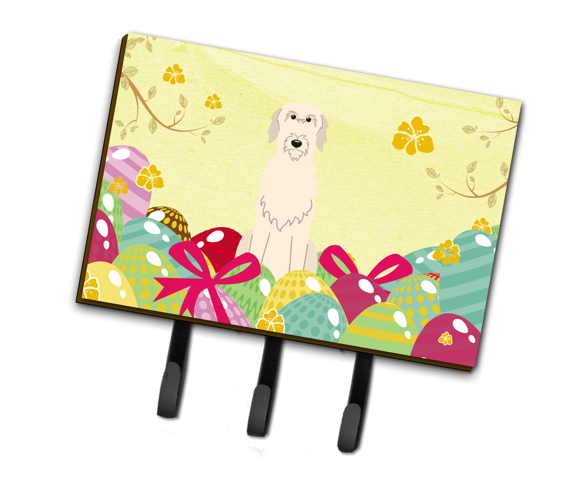 Easter Eggs Irish Wolfhound Leash or Key Holder BB6065TH68  the-store.com.