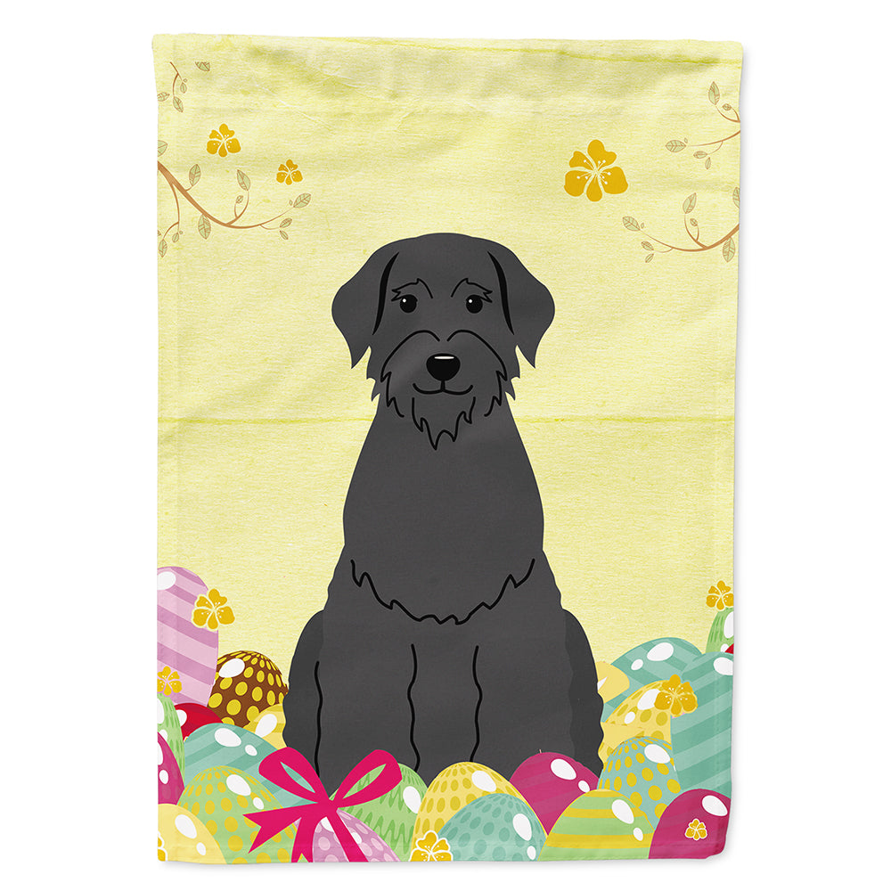 Easter Eggs Giant Schnauzer Flag Canvas House Size BB6066CHF  the-store.com.