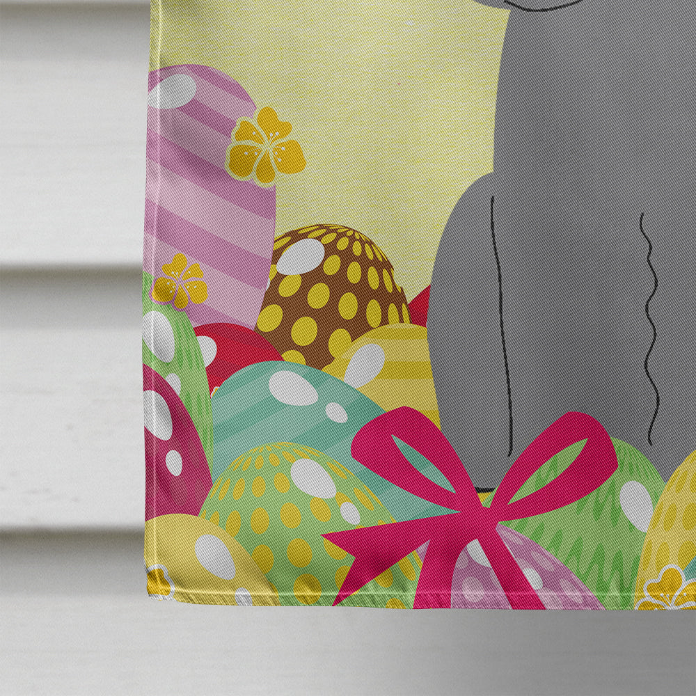 Easter Eggs Poodle Silver Flag Canvas House Size BB6068CHF  the-store.com.