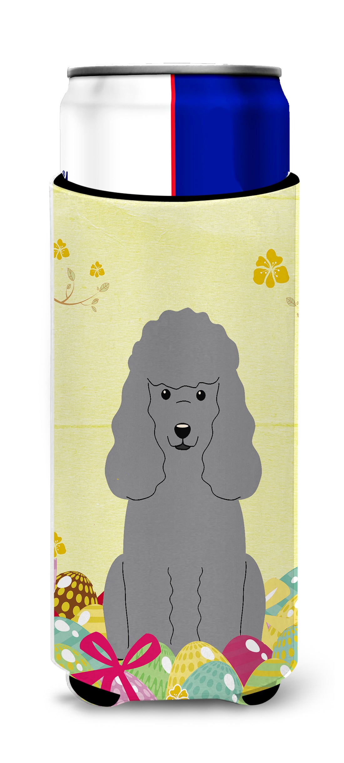 Easter Eggs Poodle Silver  Ultra Hugger for slim cans BB6068MUK  the-store.com.