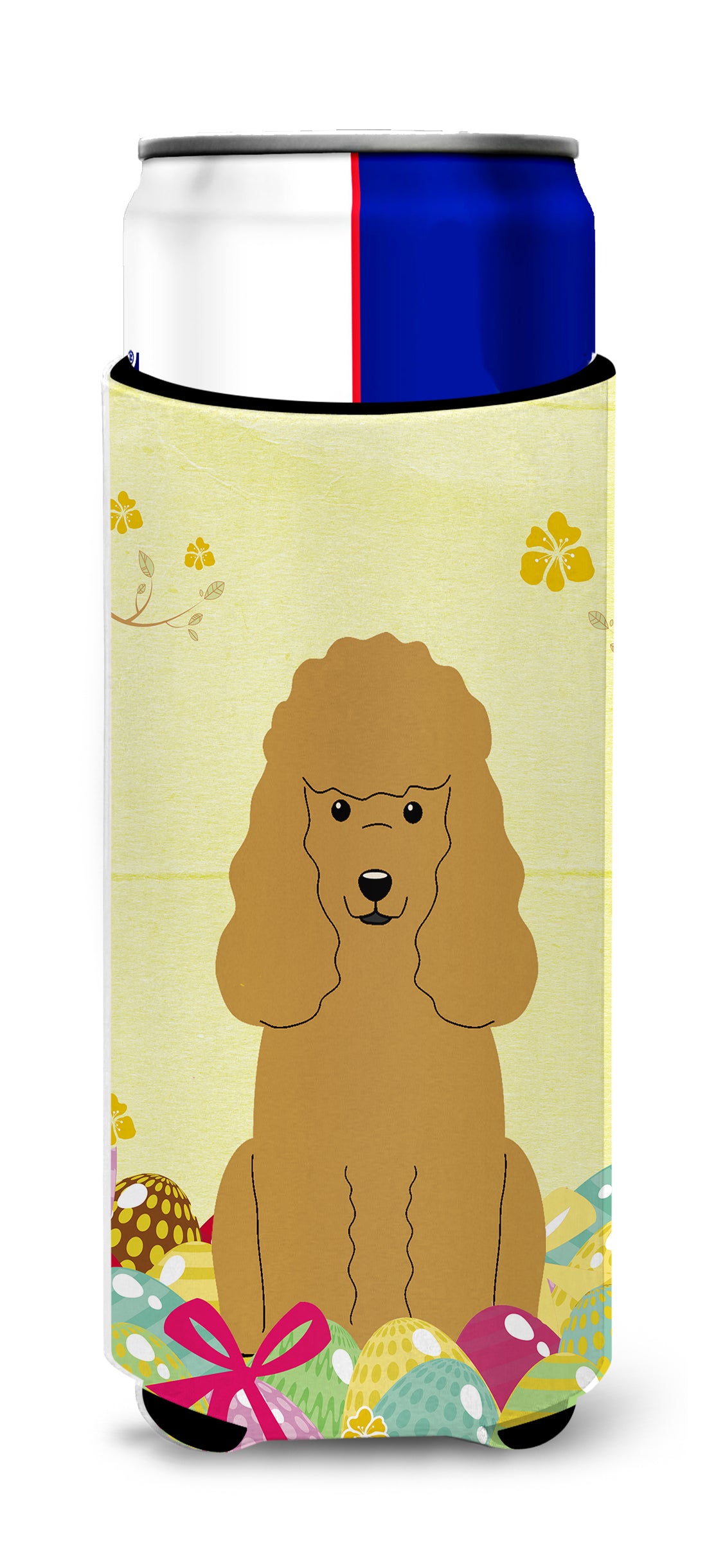 Easter Eggs Poodle Tan  Ultra Hugger for slim cans BB6069MUK  the-store.com.