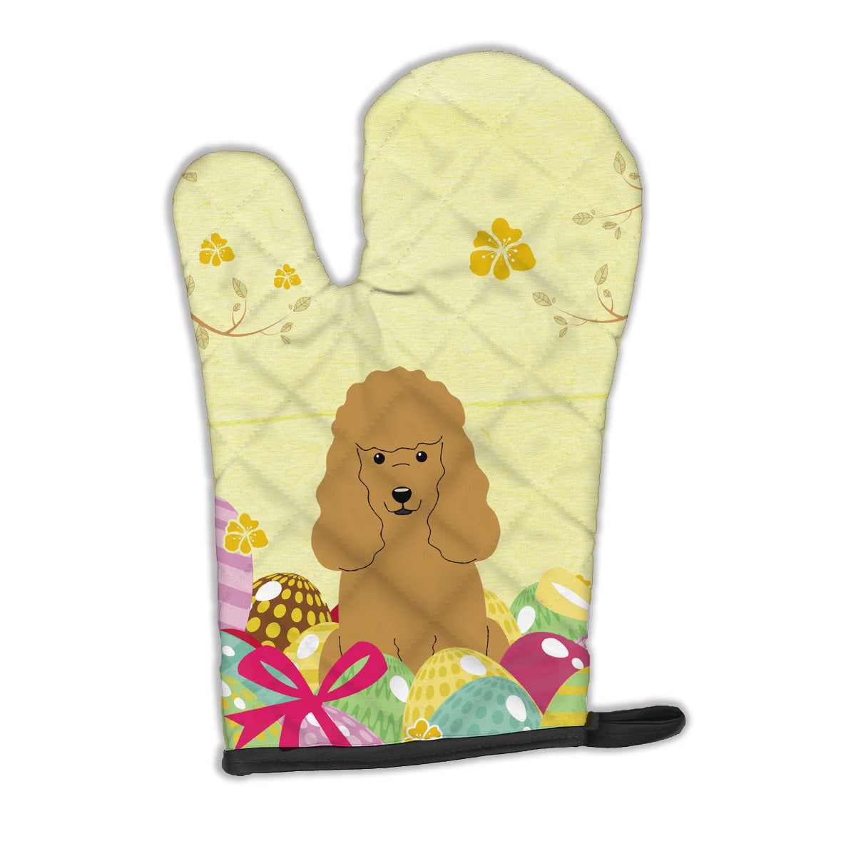 Easter Eggs Poodle Tan Oven Mitt BB6069OVMT