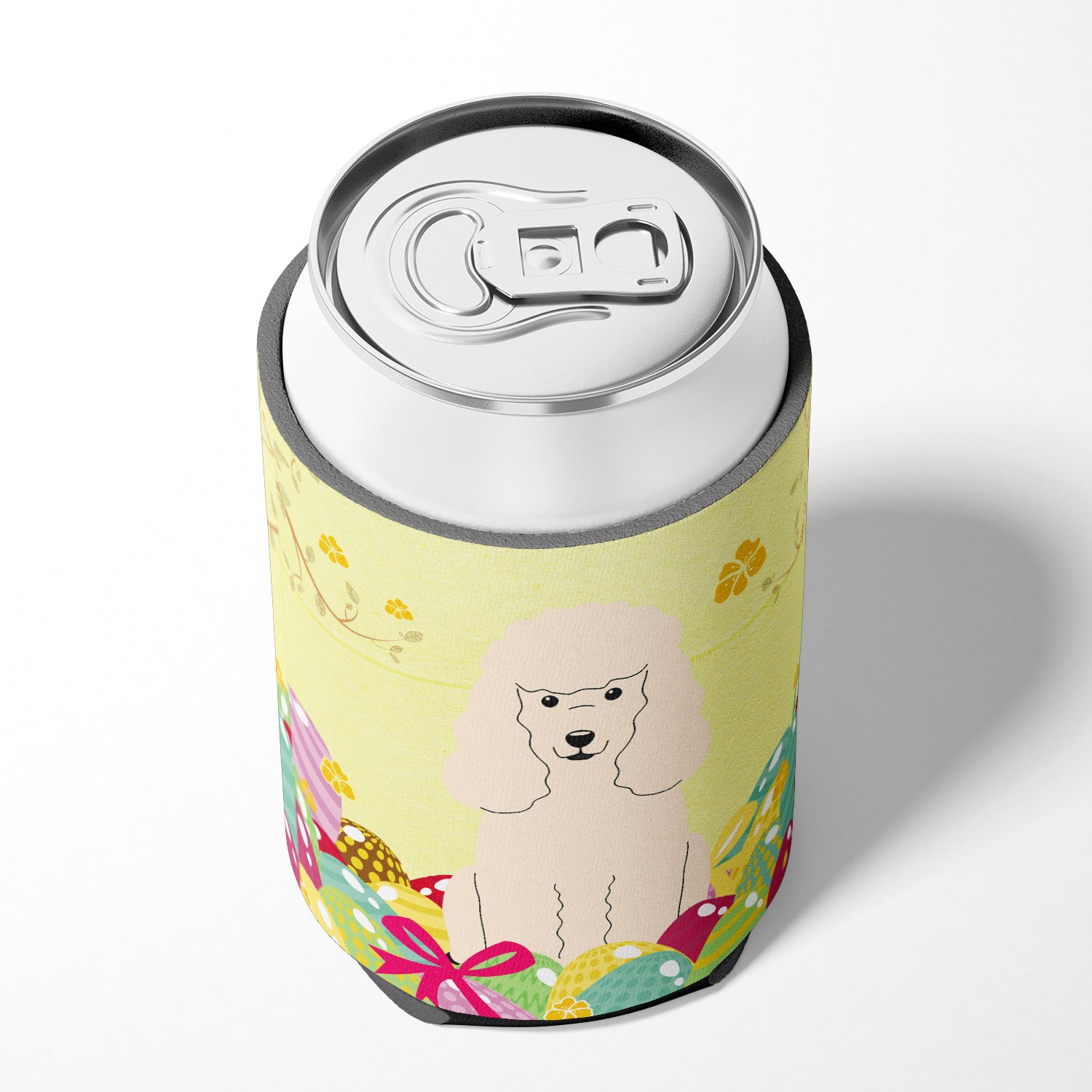 Easter Eggs Poodle White Can or Bottle Hugger BB6070CC  the-store.com.