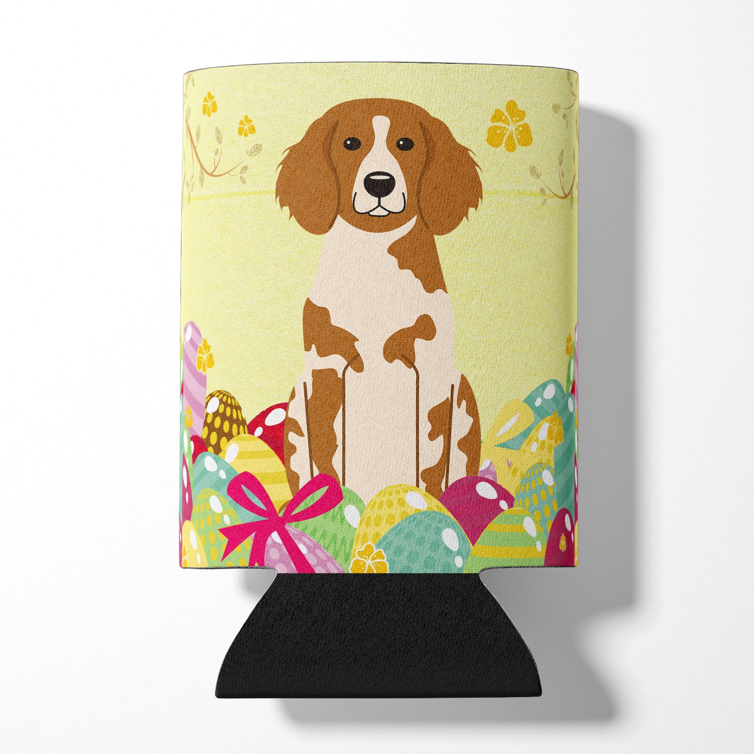 Easter Eggs Brittany Spaniel Can or Bottle Hugger BB6072CC  the-store.com.
