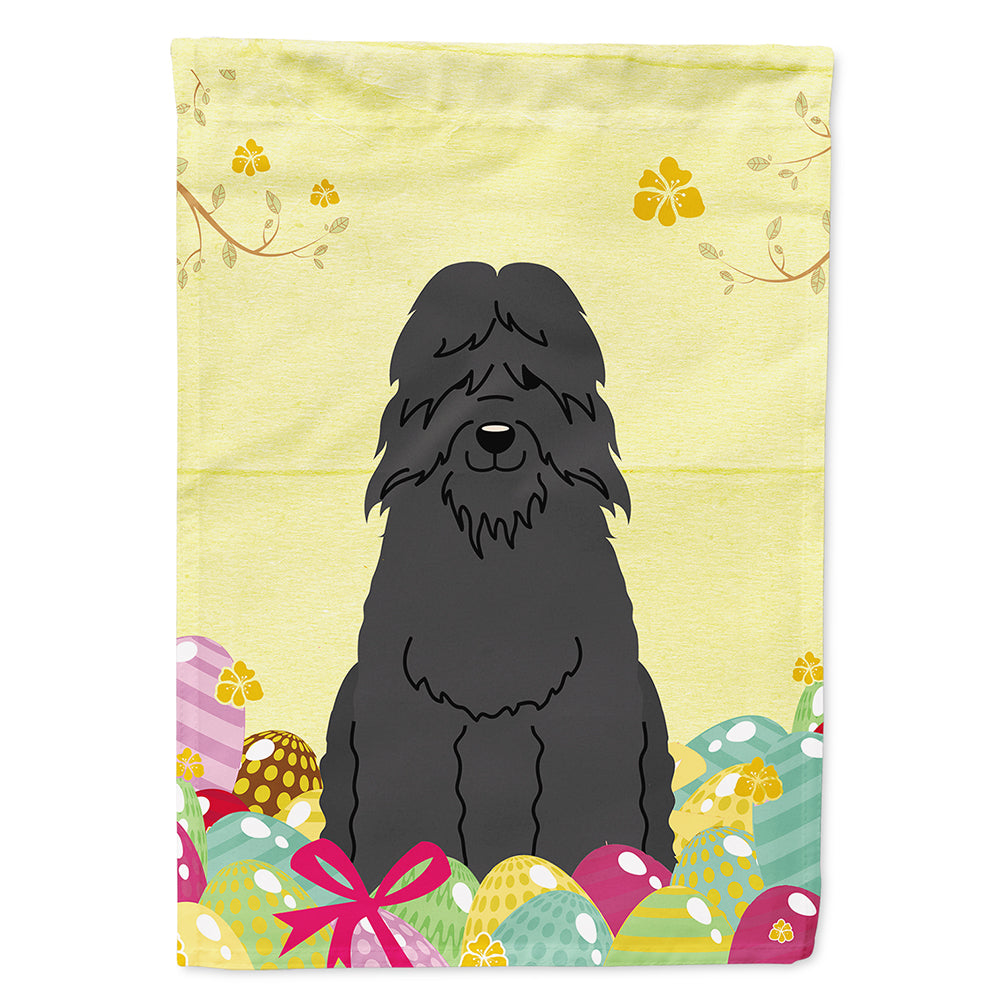 Easter Eggs Bouvier des Flandres Flag Canvas House Size BB6074CHF  the-store.com.