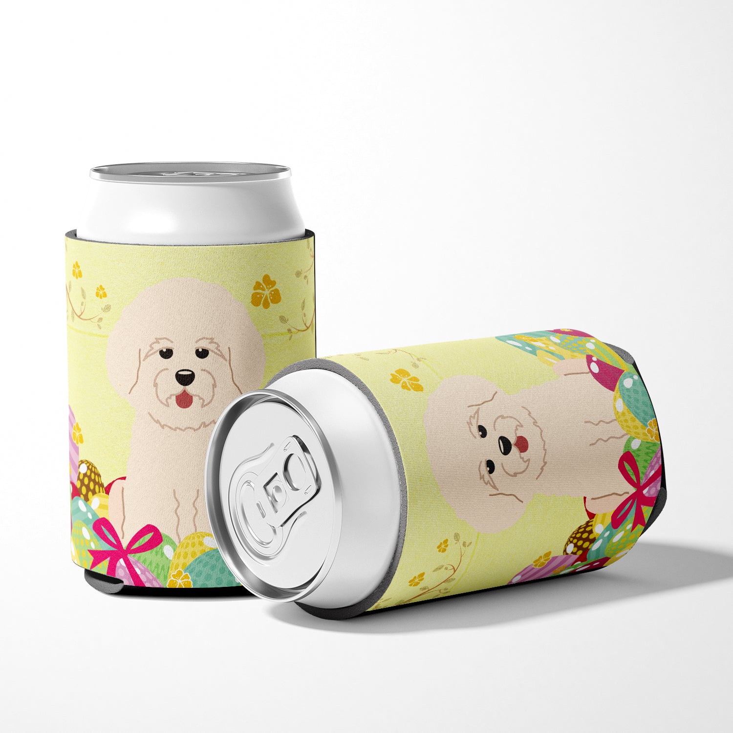 Easter Eggs Bichon Frise Can or Bottle Hugger BB6075CC  the-store.com.