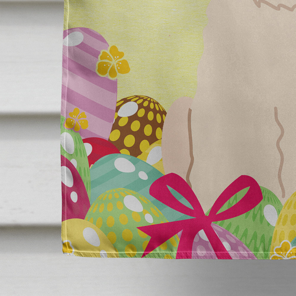 Easter Eggs Bichon Frise Flag Canvas House Size BB6075CHF