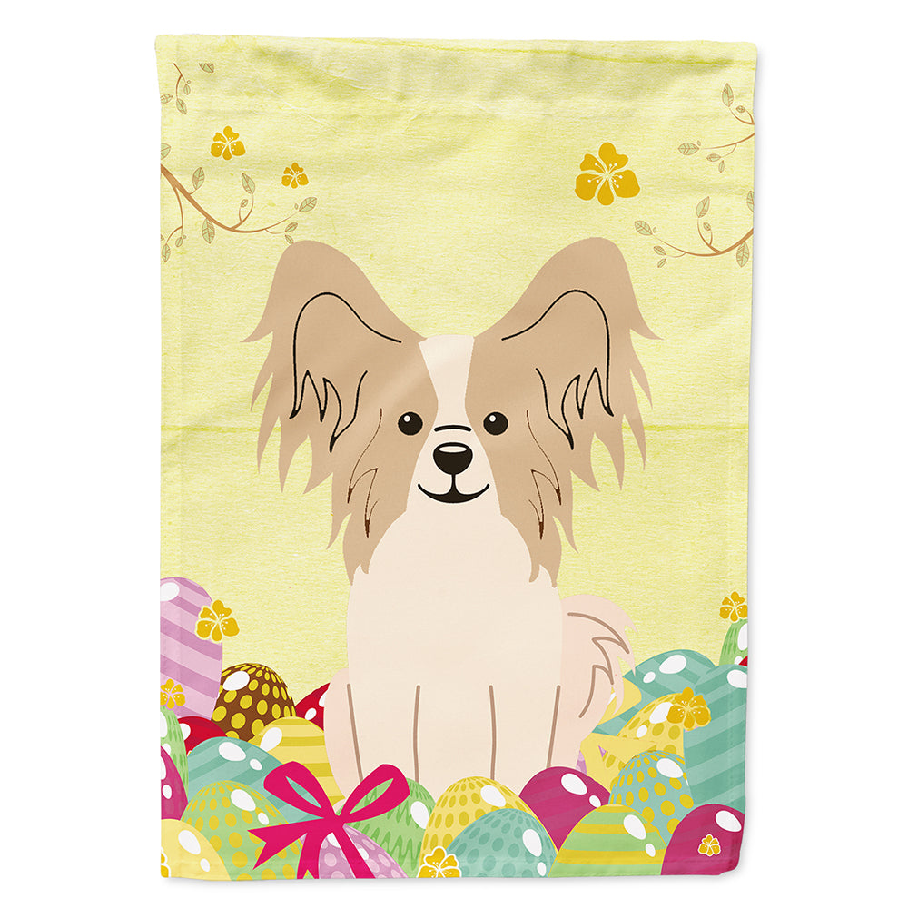 Easter Eggs Papillon Sable White Flag Canvas House Size BB6077CHF  the-store.com.