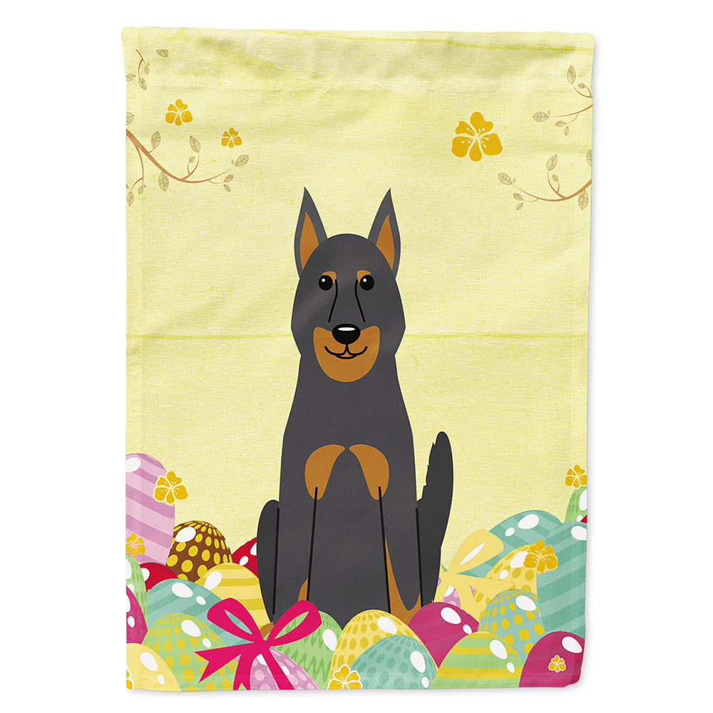 Easter Eggs Beauce Shepherd Dog Flag Canvas House Size BB6080CHF  the-store.com.