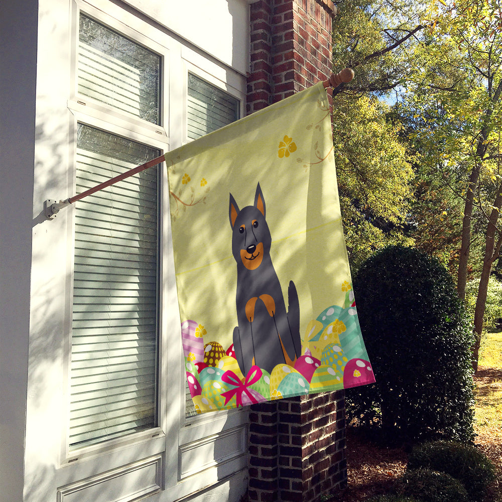 Easter Eggs Beauce Shepherd Dog Flag Canvas House Size BB6080CHF  the-store.com.