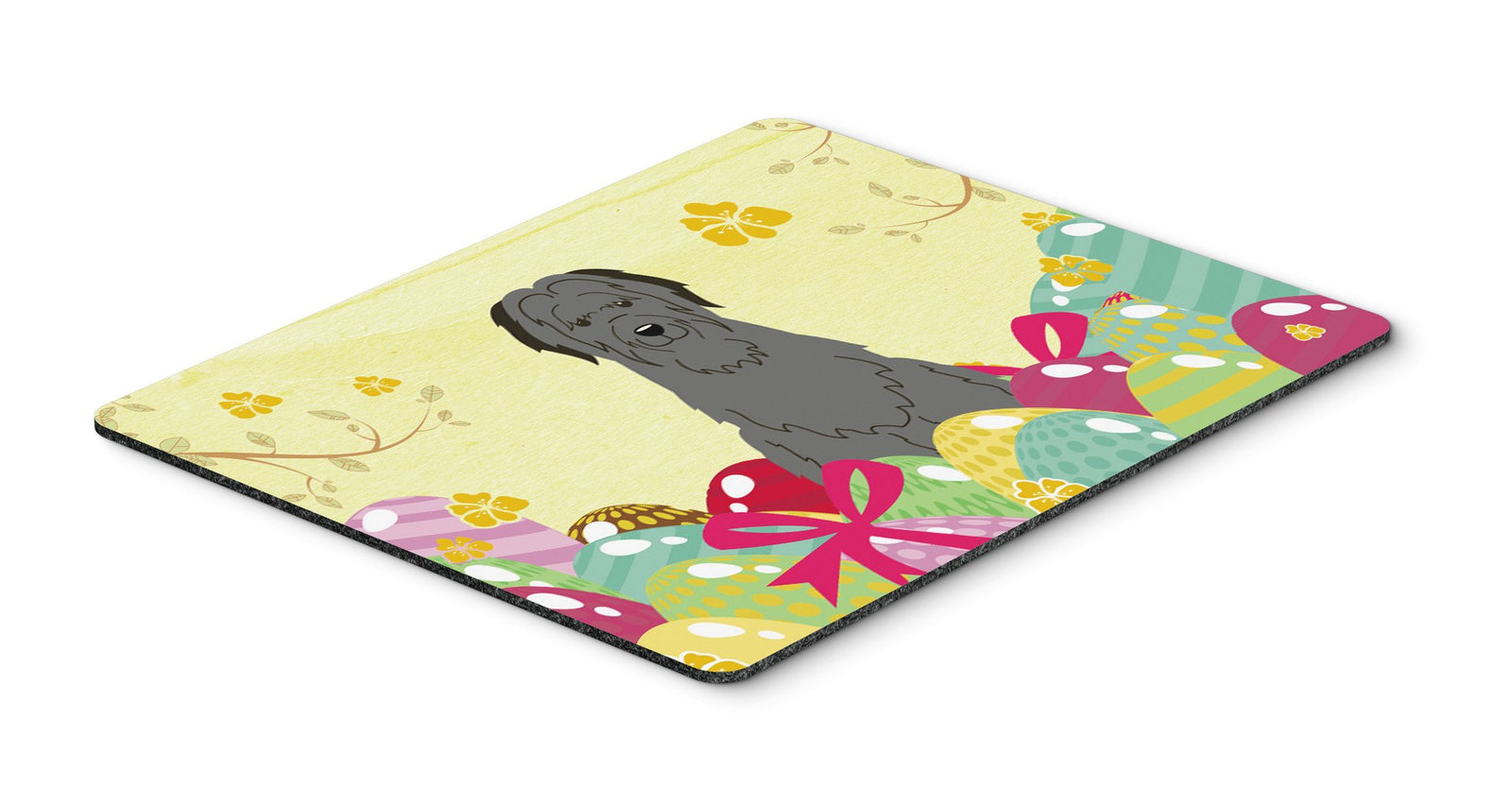 Easter Eggs Briard Black Mouse Pad, Hot Pad or Trivet BB6081MP by Caroline's Treasures