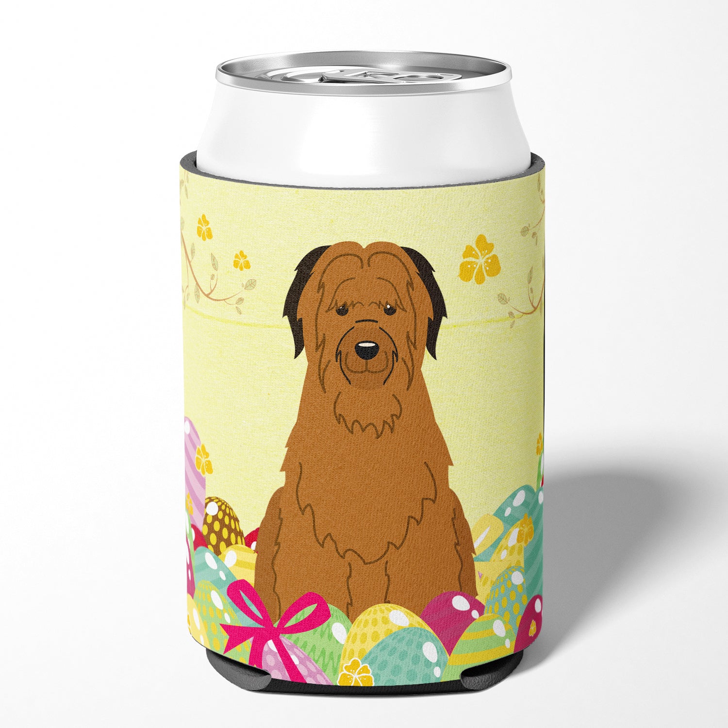 Easter Eggs Briard Brown Can or Bottle Hugger BB6082CC  the-store.com.