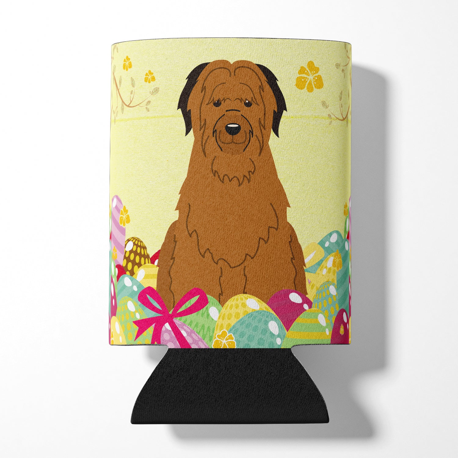 Easter Eggs Briard Brown Can or Bottle Hugger BB6082CC