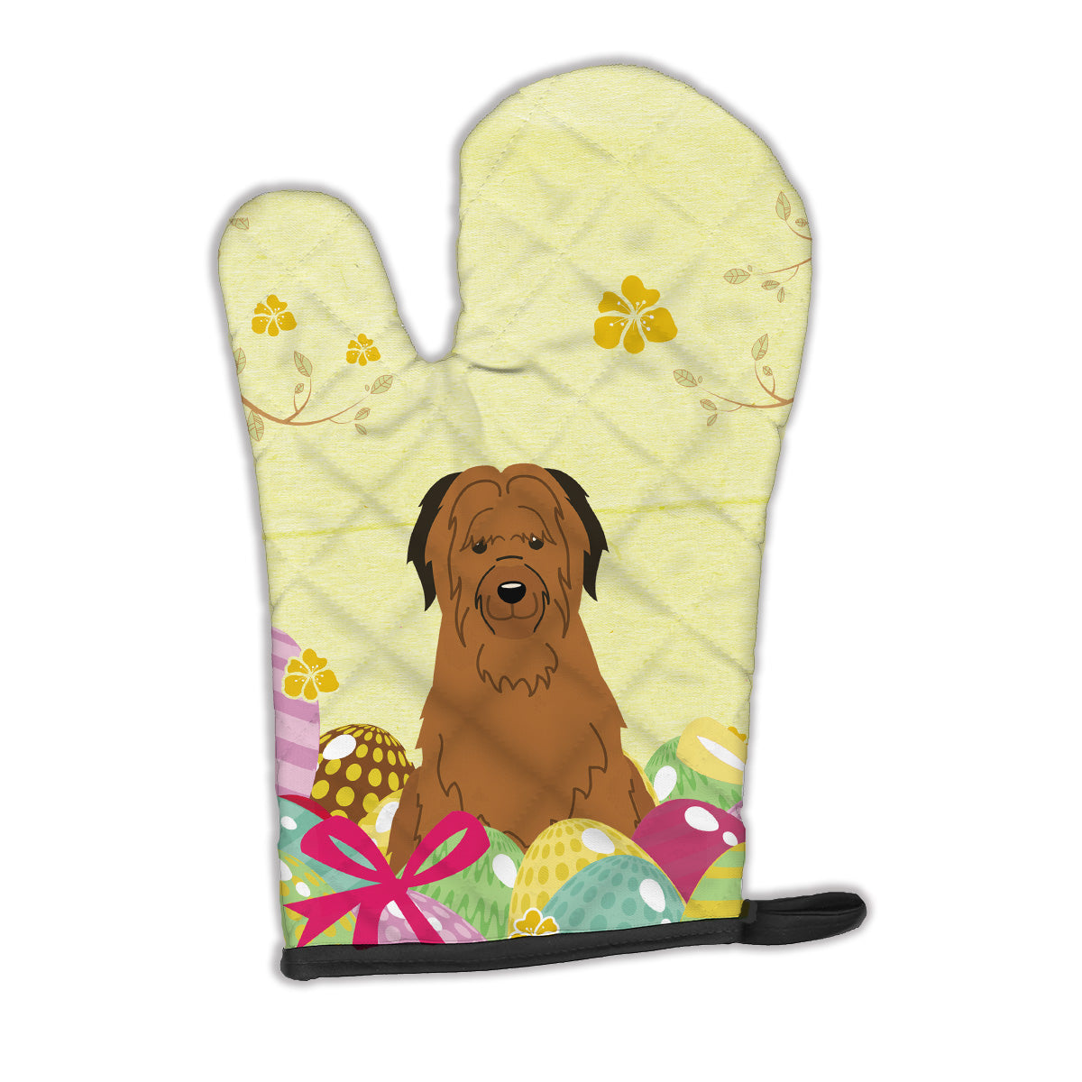 Easter Eggs Briard Brown Oven Mitt BB6082OVMT  the-store.com.