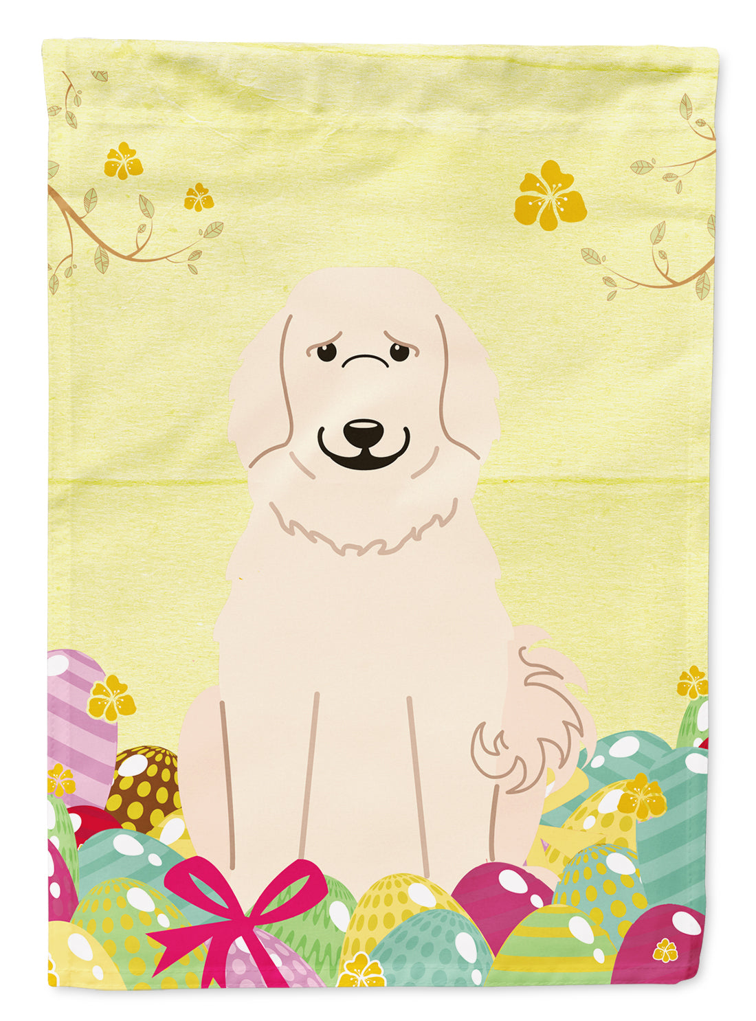 Easter Eggs Great Pyrenese Flag Garden Size BB6083GF  the-store.com.