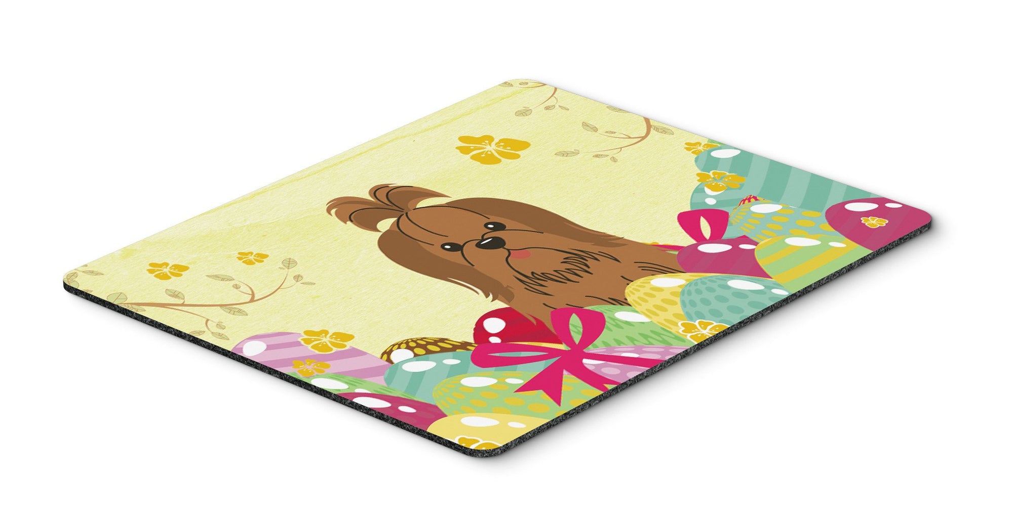 Easter Eggs Shih Tzu Silver Chocolate Mouse Pad, Hot Pad or Trivet BB6086MP by Caroline's Treasures