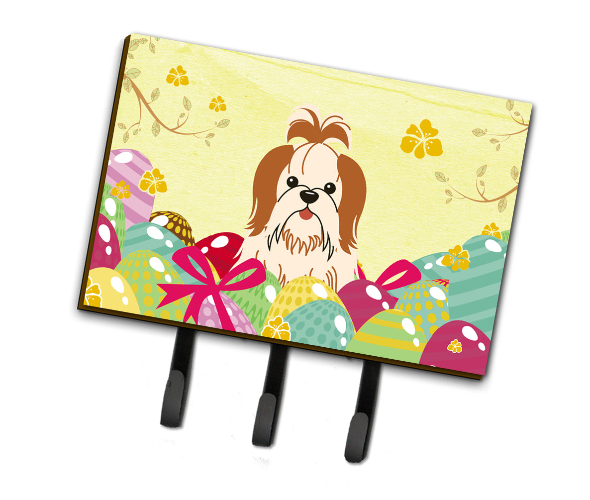 Easter Eggs Shih Tzu Red White Leash or Key Holder BB6087TH68  the-store.com.