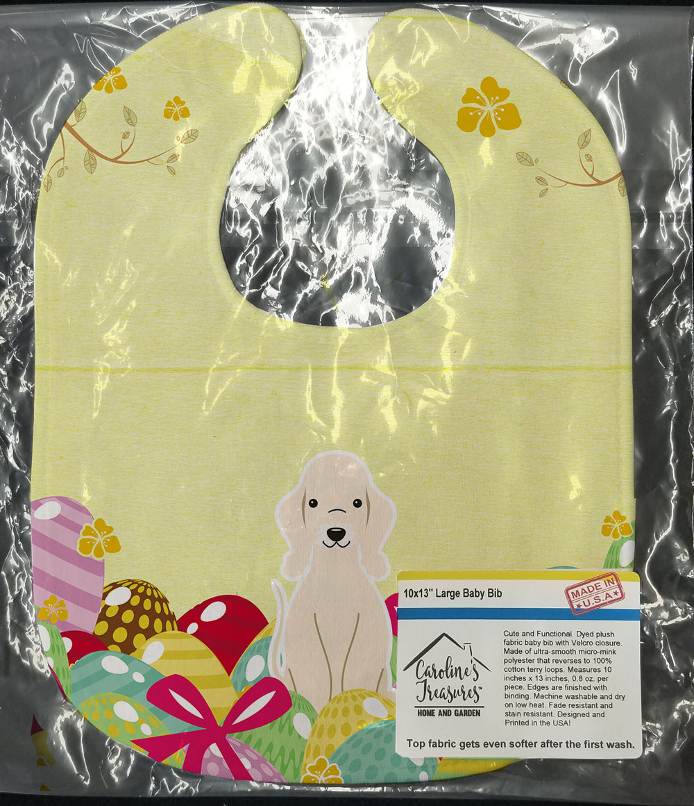Easter Eggs Bedlington Terrier Sandy Baby Bib BB6091BIB - the-store.com