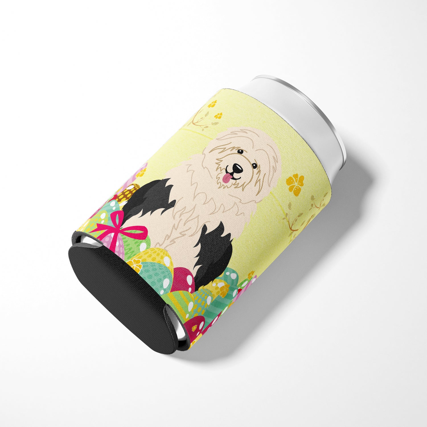 Easter Eggs Old English Sheepdog Can or Bottle Hugger BB6096CC  the-store.com.