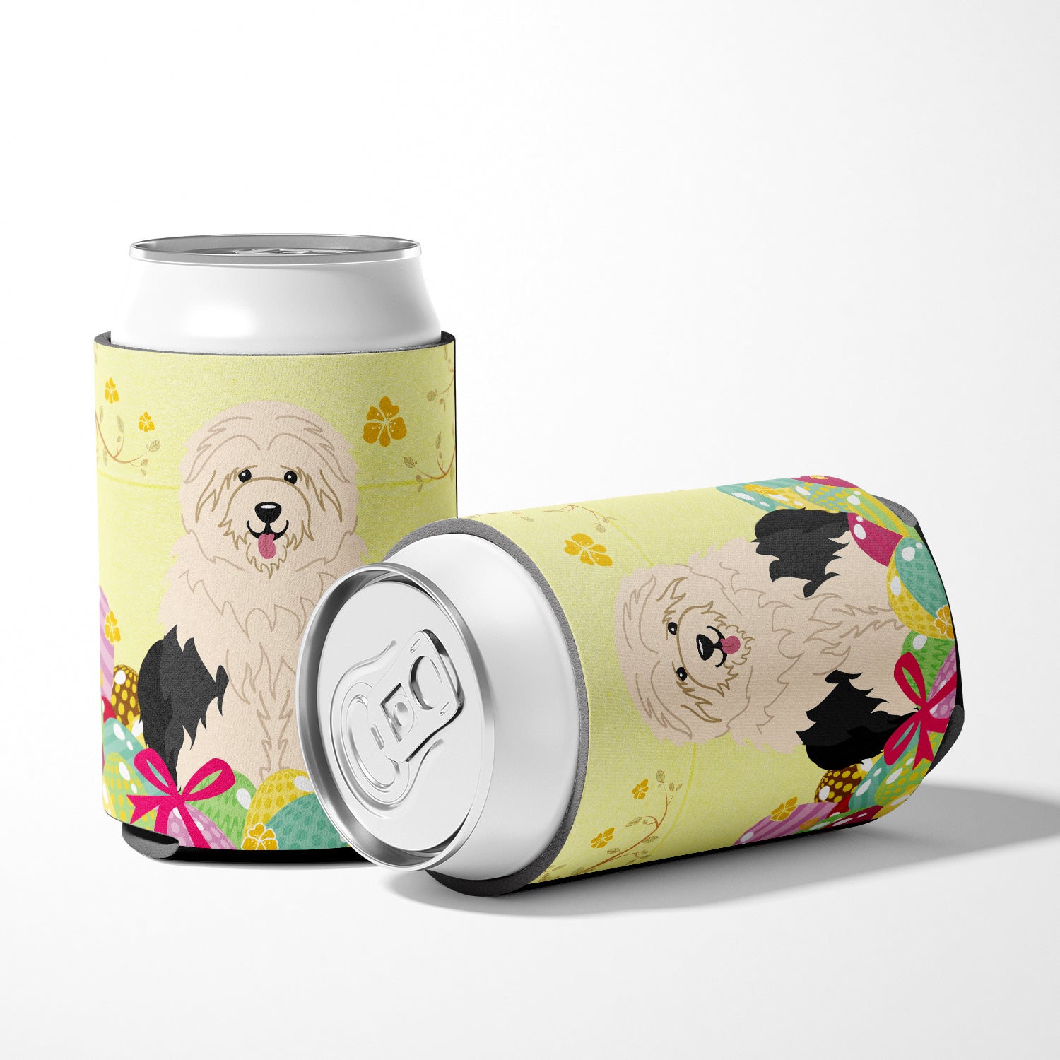 Easter Eggs Old English Sheepdog Can or Bottle Hugger BB6096CC  the-store.com.