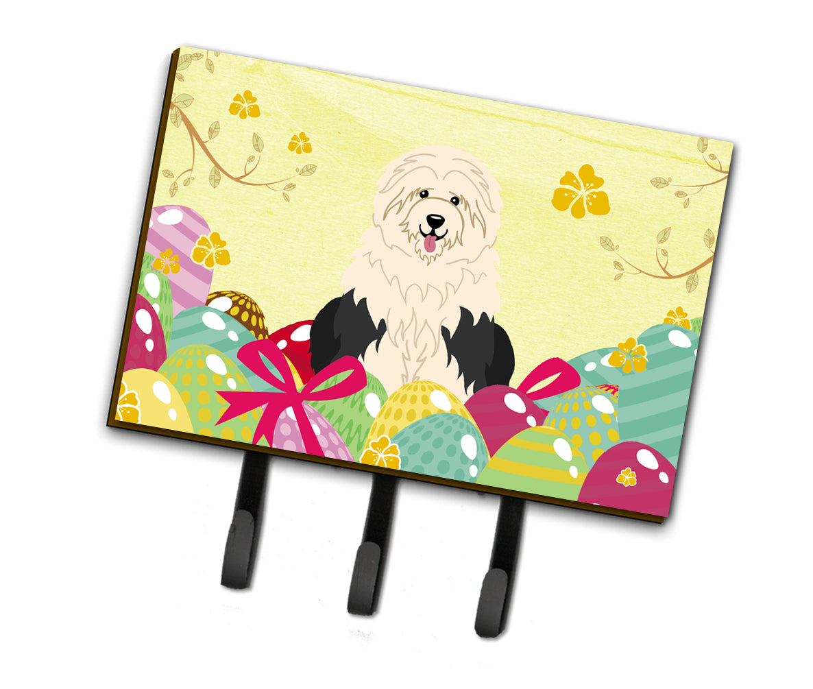 Easter Eggs Old English Sheepdog Leash or Key Holder BB6096TH68  the-store.com.