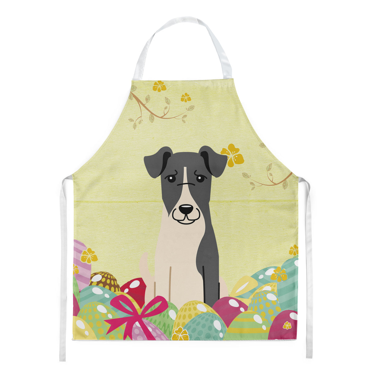 Easter Eggs Smooth Fox Terrier Apron BB6098APRON