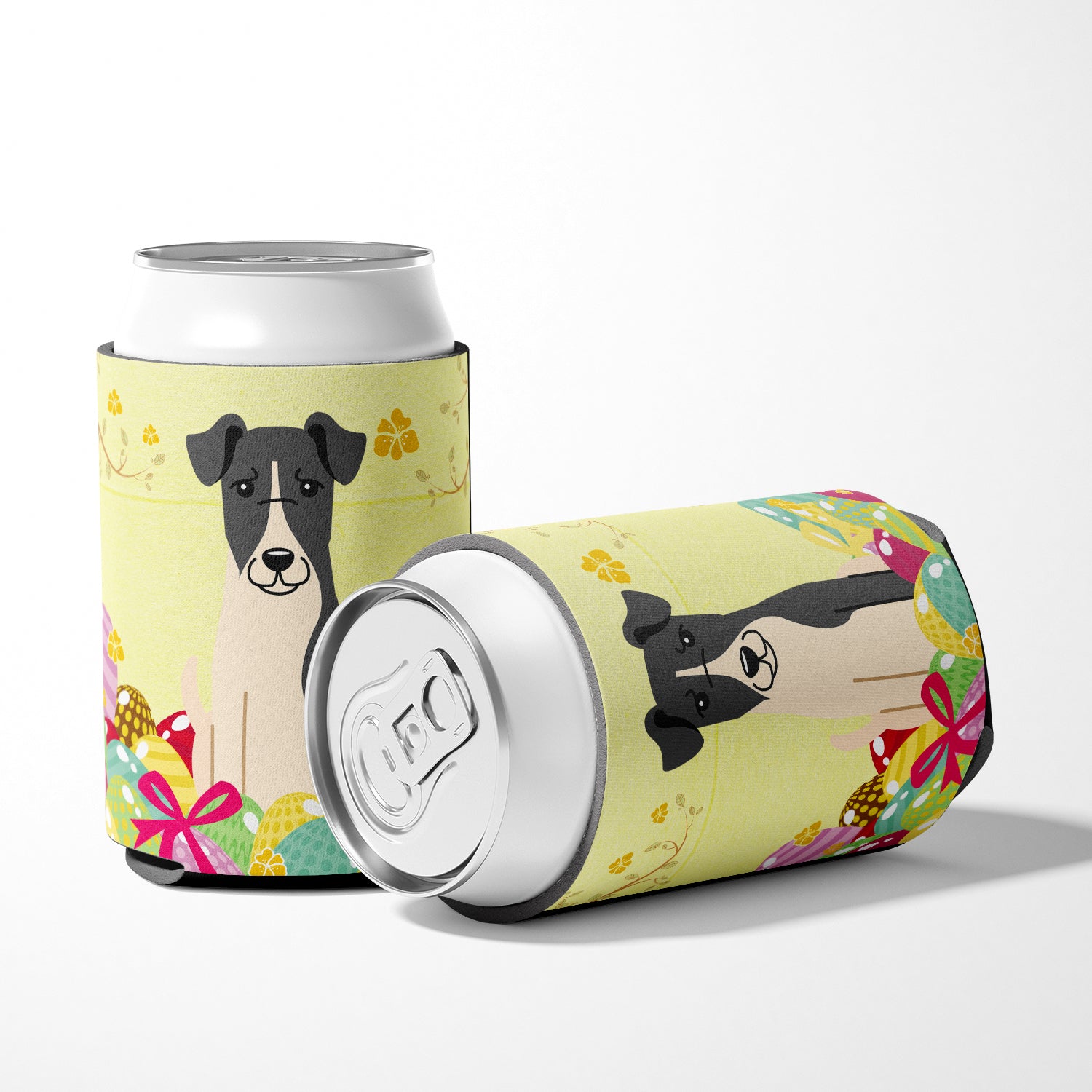 Easter Eggs Smooth Fox Terrier Can or Bottle Hugger BB6098CC  the-store.com.