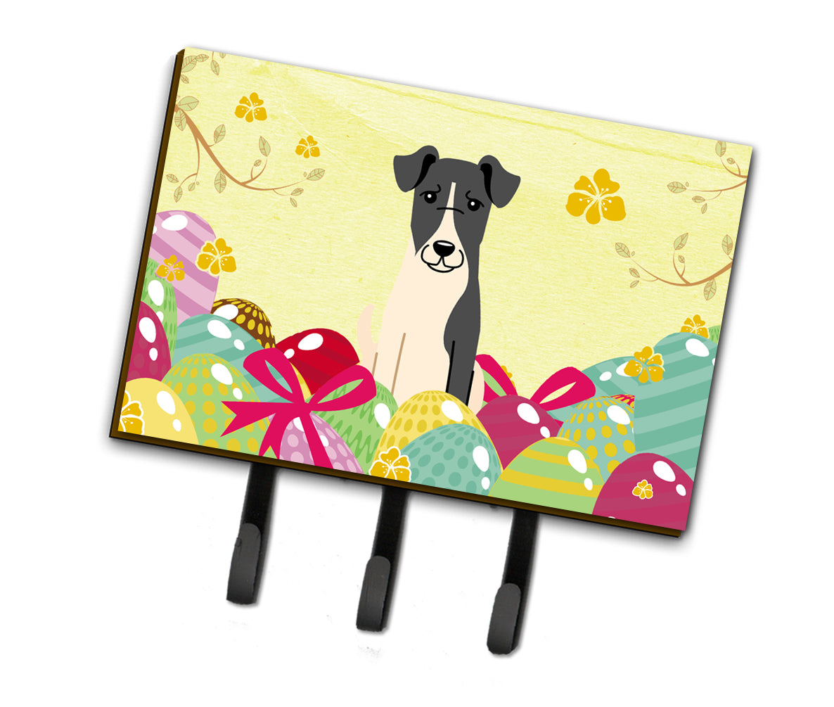Easter Eggs Smooth Fox Terrier Leash or Key Holder BB6098TH68